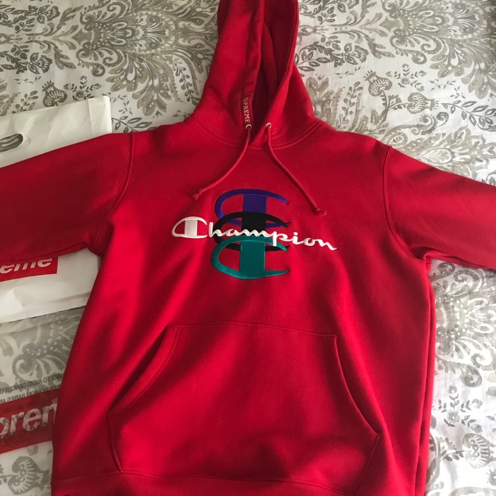 Supreme x Champion collab hoodie size medium